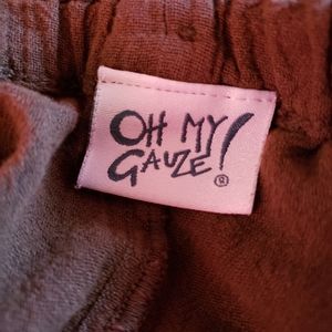 Beautiful chocolate brown peasant gauze skirt